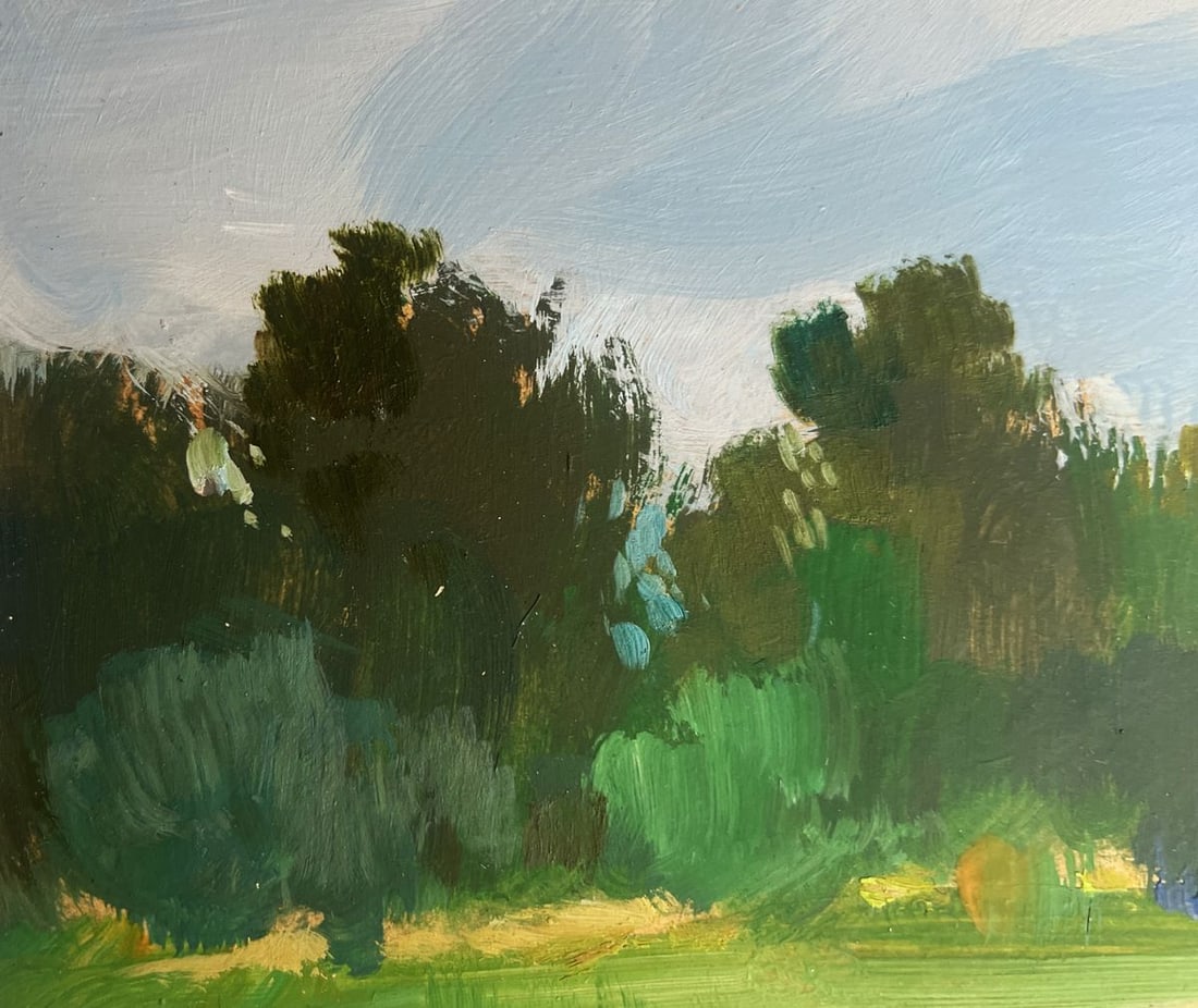 Oil painting Warm weather for fishing Yuriy Suprunchuk - 6