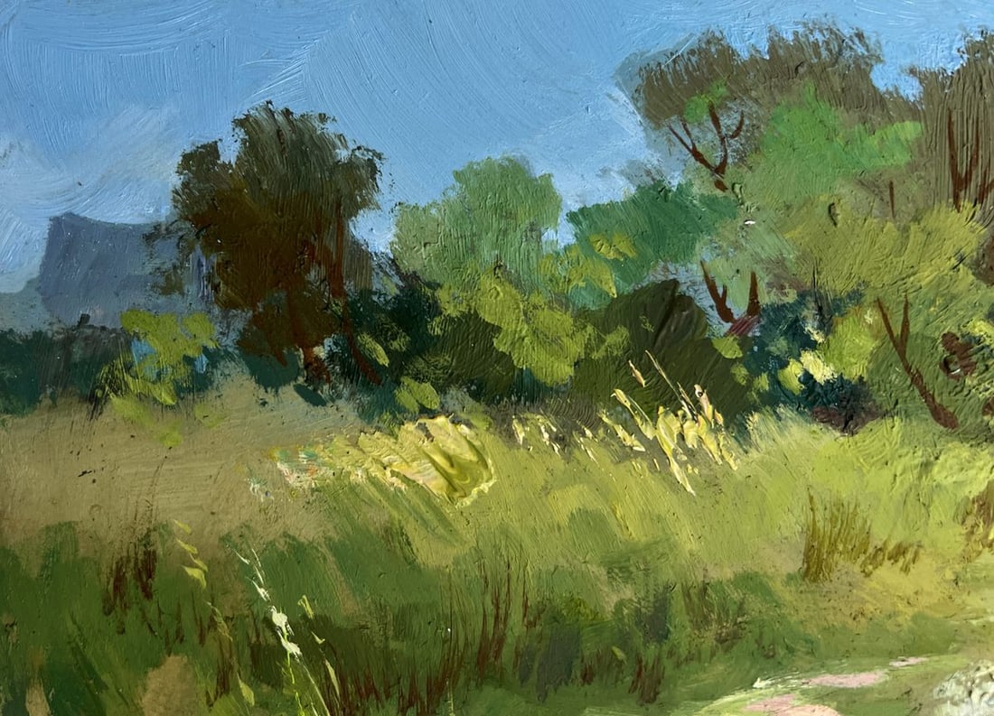 Oil painting The road to the river Yuriy Suprunchuk - 6