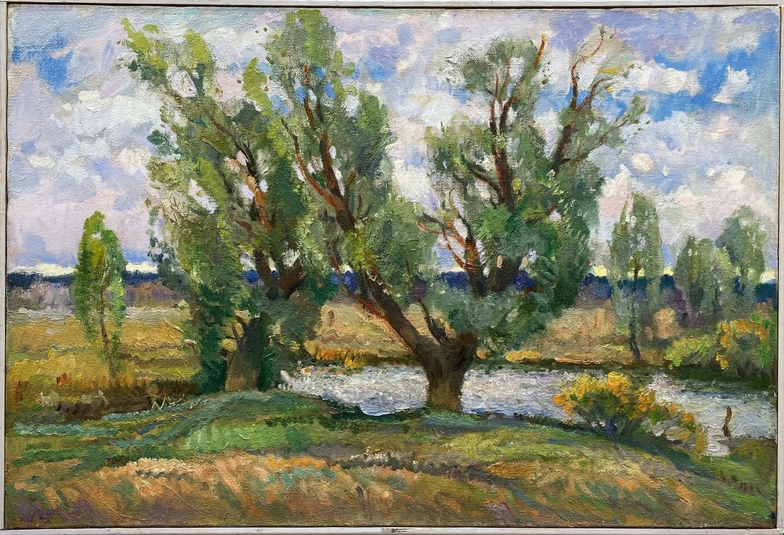 Oil painting Natural landscape Mynka Alexander Fedorovich (1 of 12)