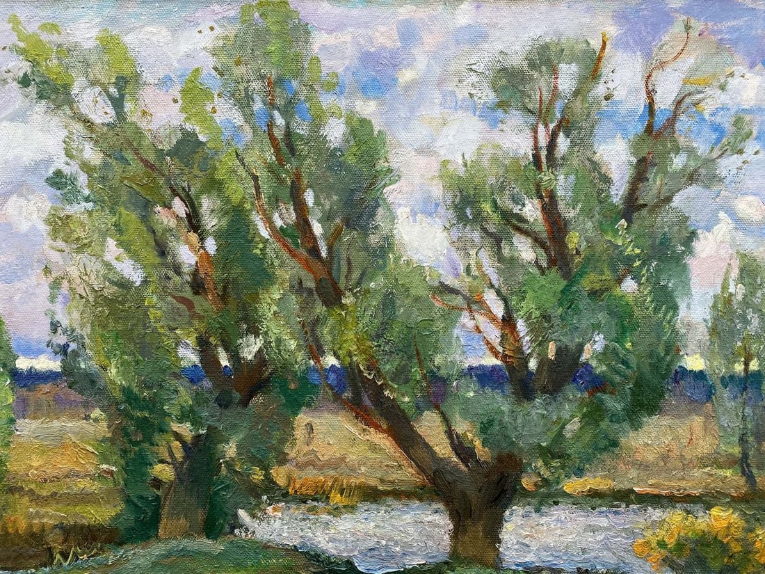 Oil painting Natural landscape Mynka Alexander Fedorovich - 5