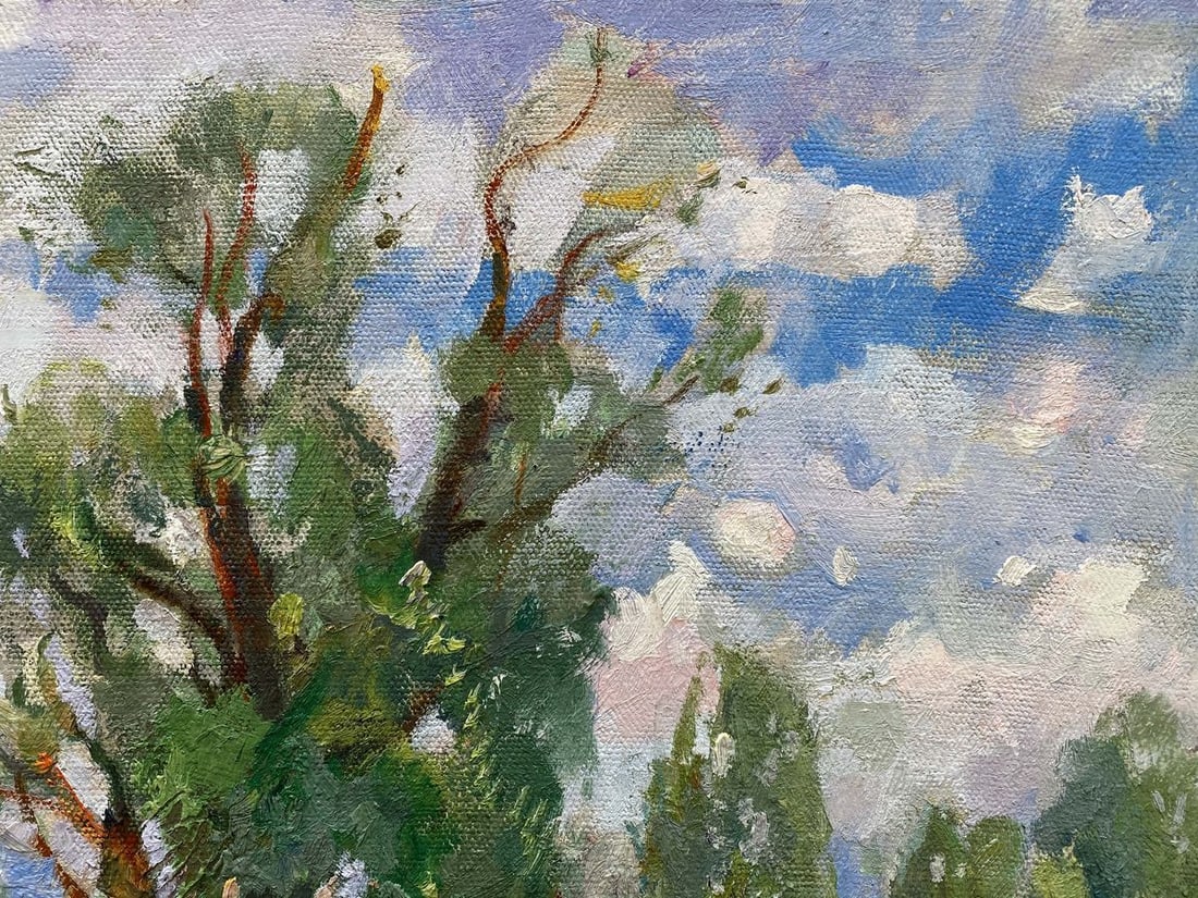 Oil painting Natural landscape Mynka Alexander Fedorovich - 6