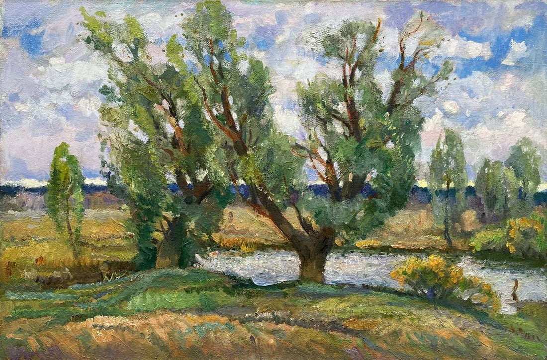 Oil painting Natural landscape Mynka Alexander Fedorovich - 7