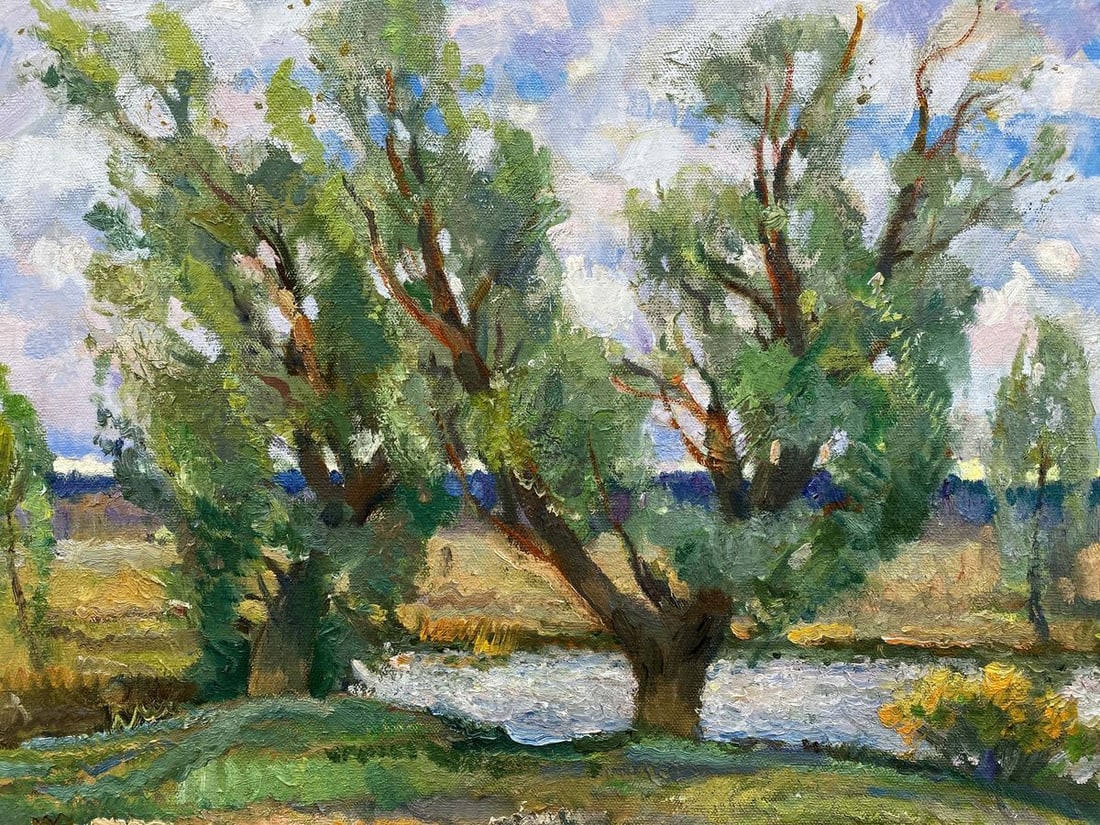 Oil painting Natural landscape Mynka Alexander Fedorovich - 9