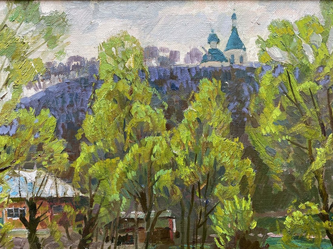 Oil painting After the rain Unknown artist - 5