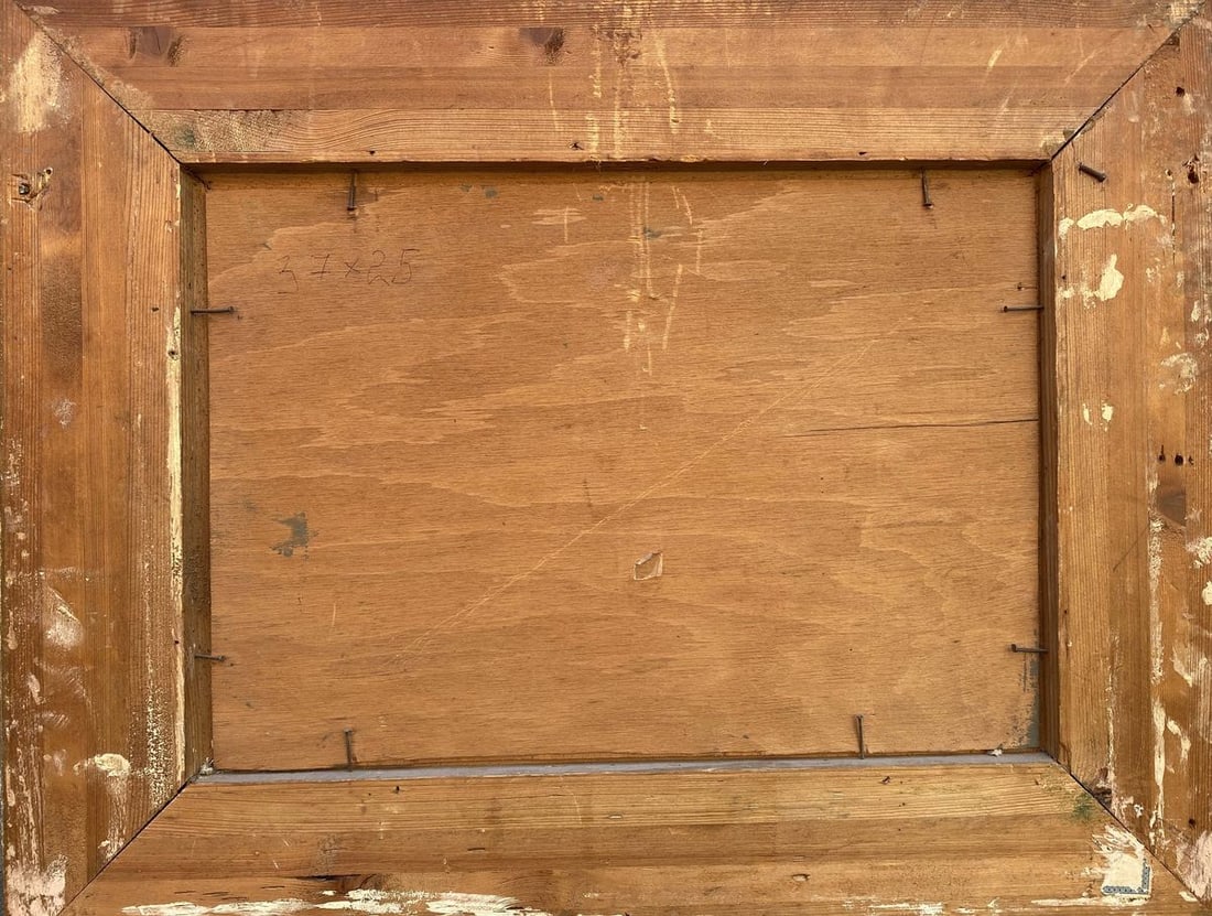 Oil painting Near the forest Unknown artist - 9