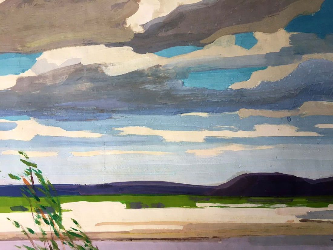 Gouache painting After the rain Chernikov Vladimir Mikhailovich - 3