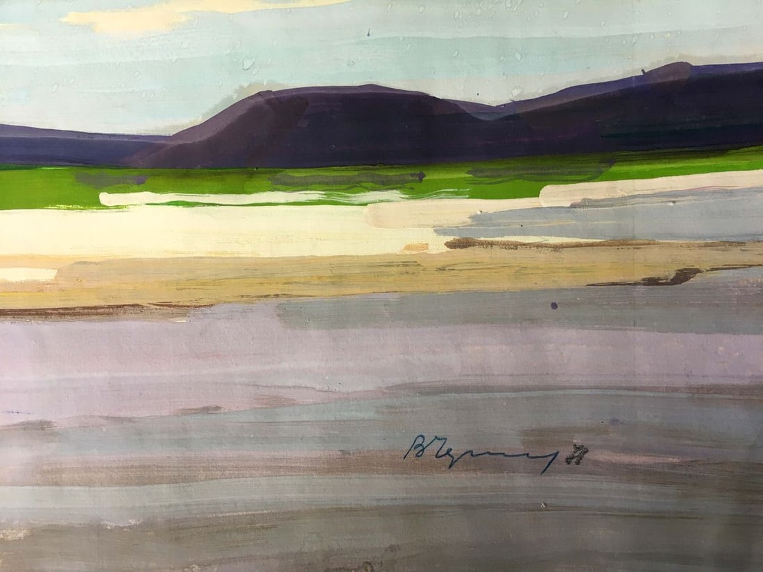 Gouache painting After the rain Chernikov Vladimir Mikhailovich - 9