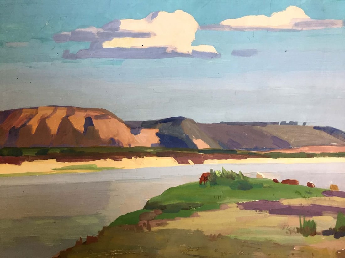 Gouache painting Natural beauty Chernikov Vladimir Mikhailovich - 2