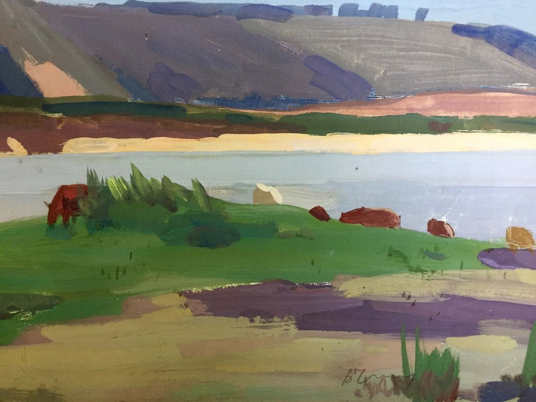 Gouache painting Natural beauty Chernikov Vladimir Mikhailovich - 8