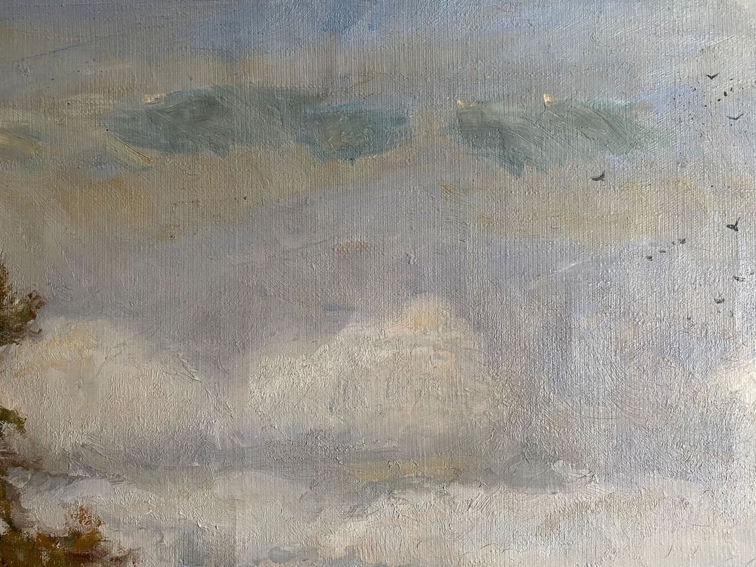 Oil painting By the river Mynka Alexander Fedorovich - 11