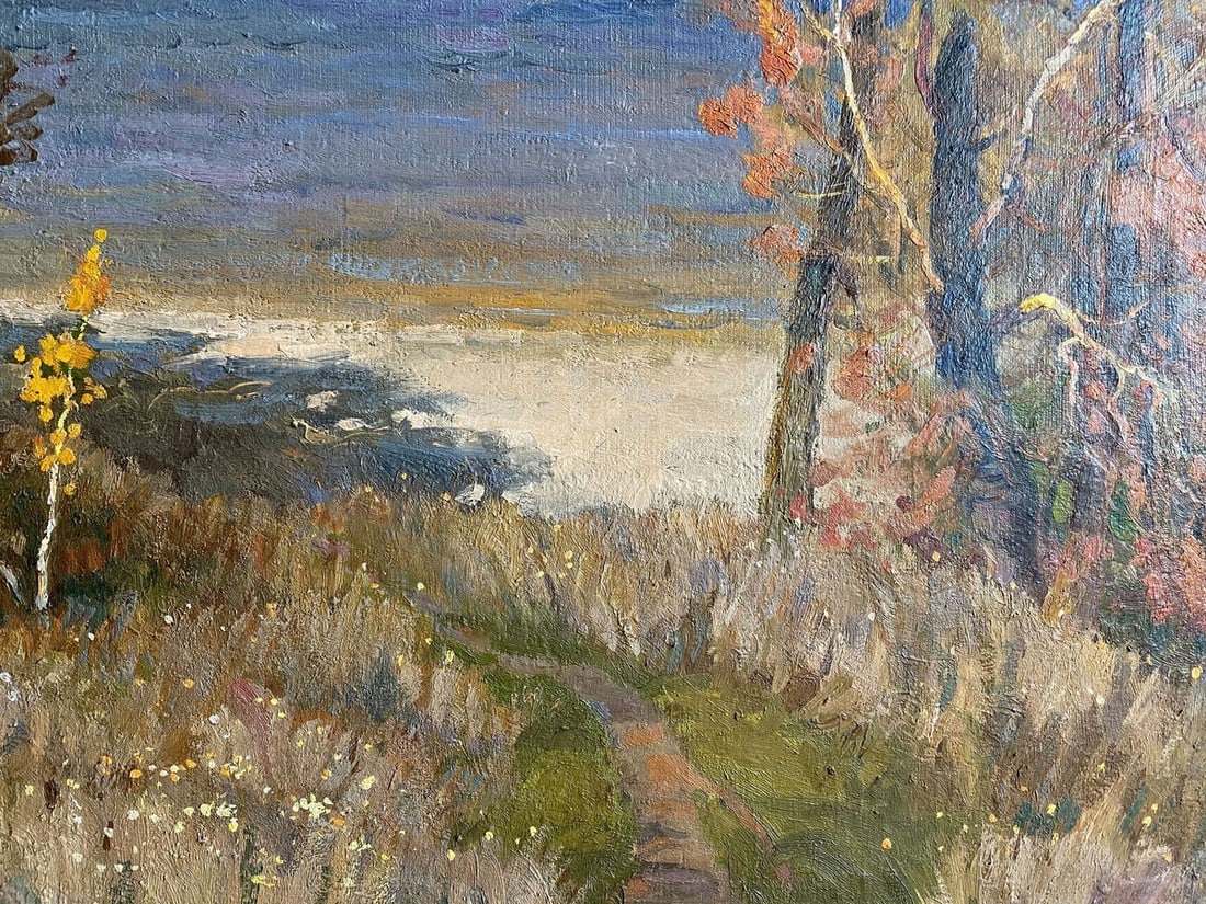 Oil painting By the river Mynka Alexander Fedorovich - 13