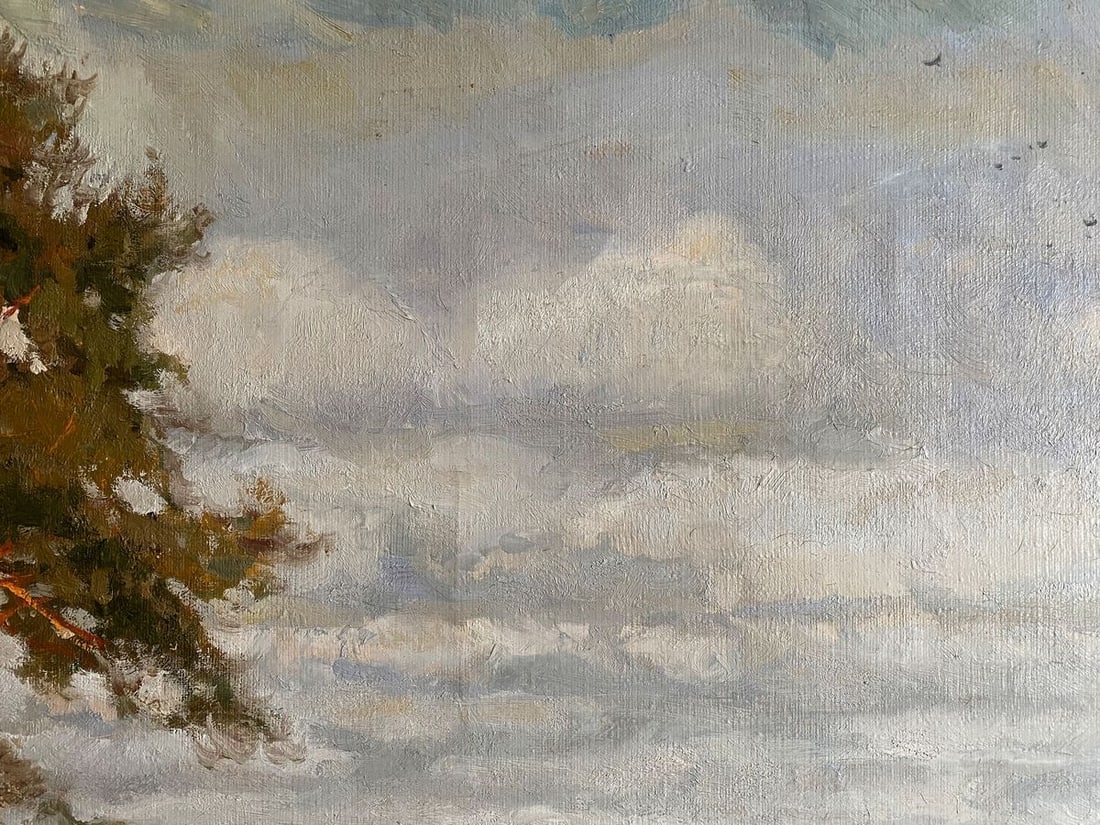 Oil painting By the river Mynka Alexander Fedorovich - 9