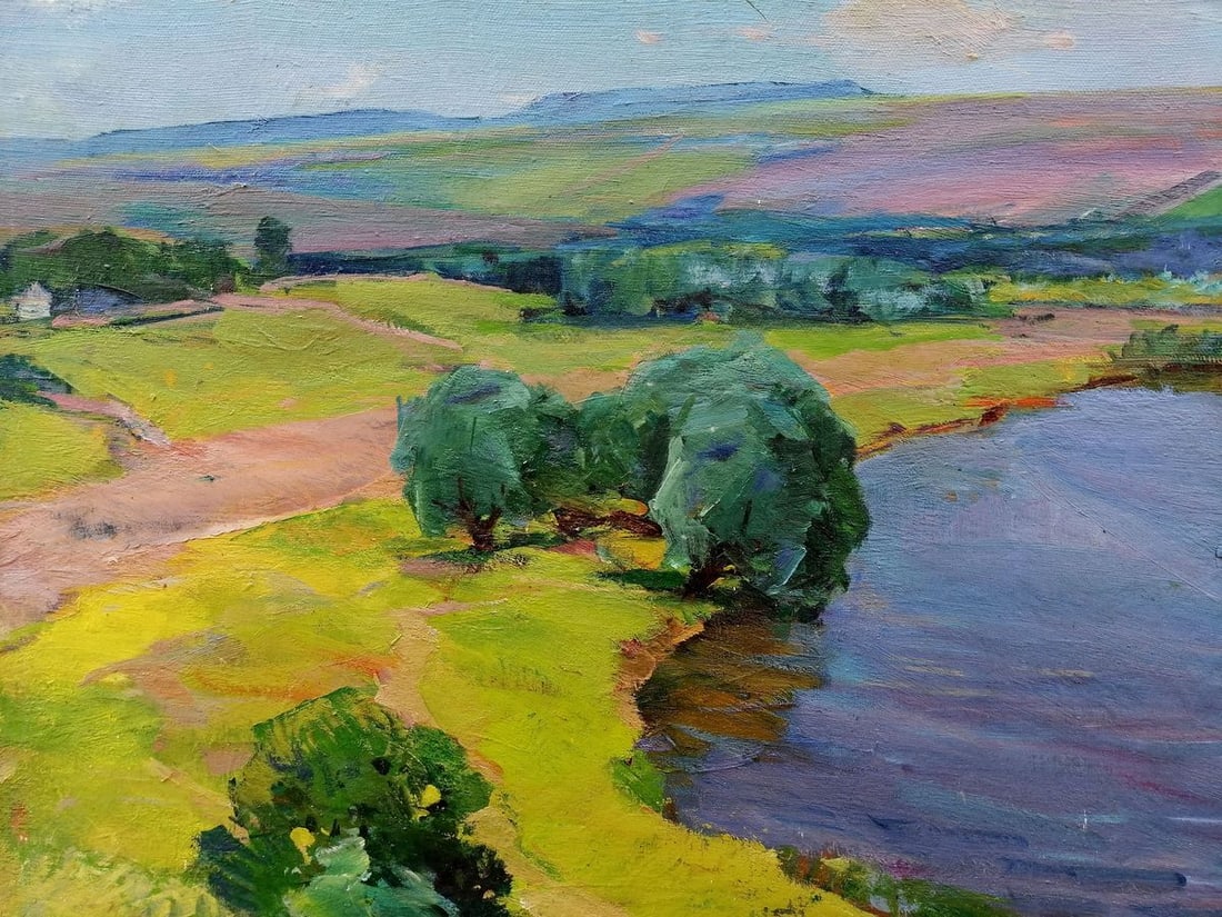 Oil painting Walk in the field Grebennik Vitaly Sergeevich - 4