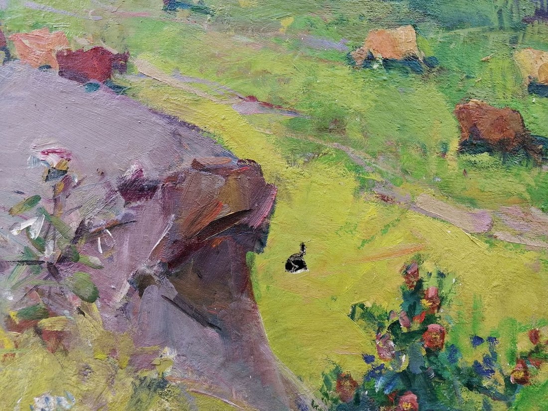 Oil painting Walk in the field Grebennik Vitaly Sergeevich - 8