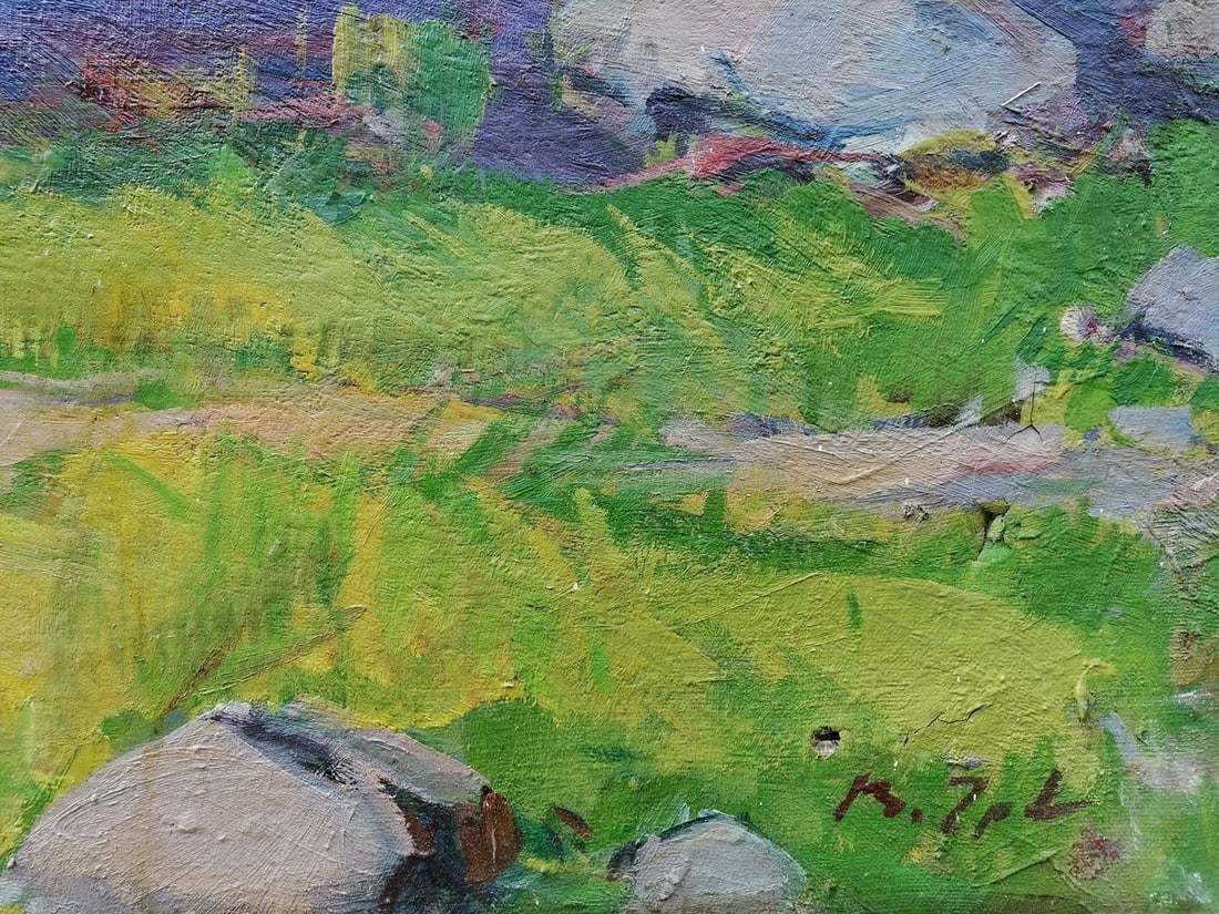 Oil painting Walk in the field Grebennik Vitaly Sergeevich - 9