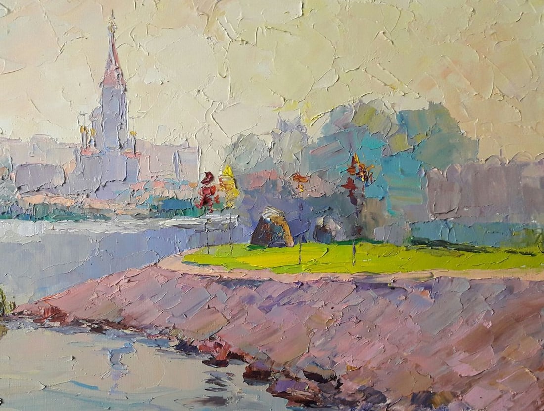Oil painting Dry Kagamlyk River Serdyuk Boris Petrovich - 3