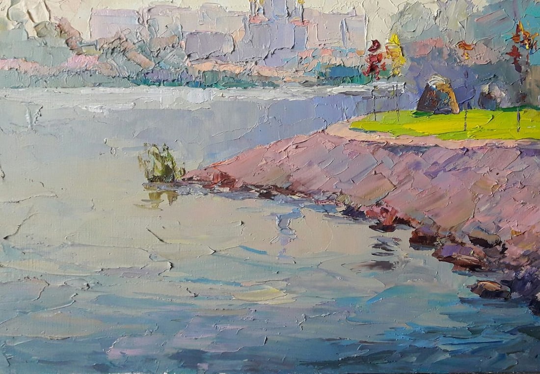 Oil painting Dry Kagamlyk River Serdyuk Boris Petrovich - 4
