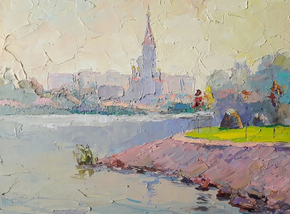 Oil painting Dry Kagamlyk River Serdyuk Boris Petrovich - 5