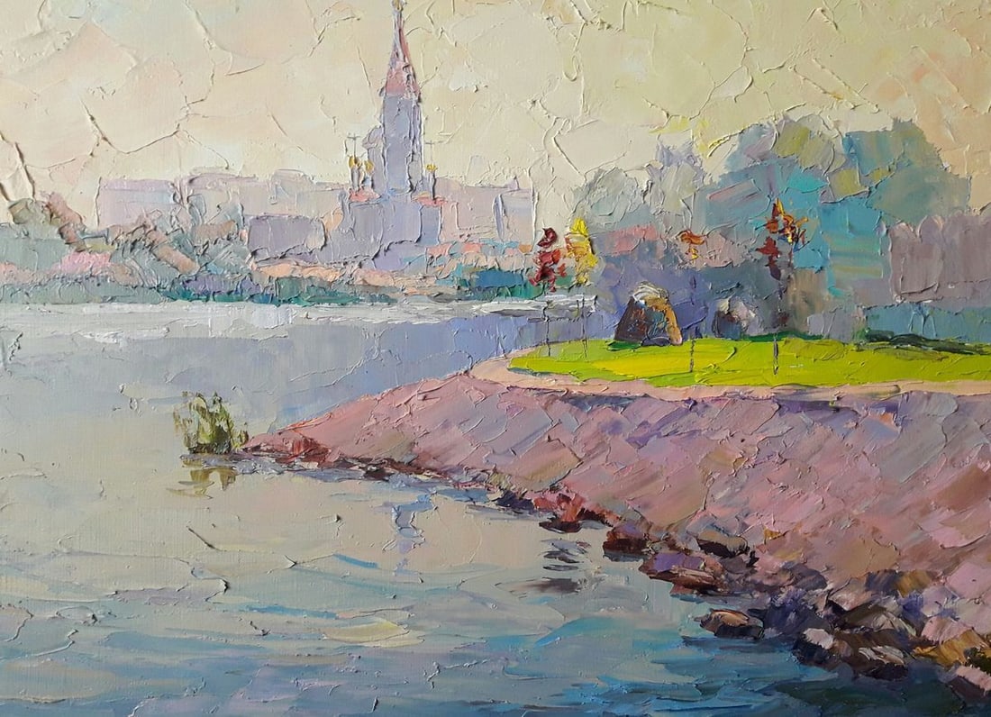 Oil painting Dry Kagamlyk River Serdyuk Boris Petrovich - 6