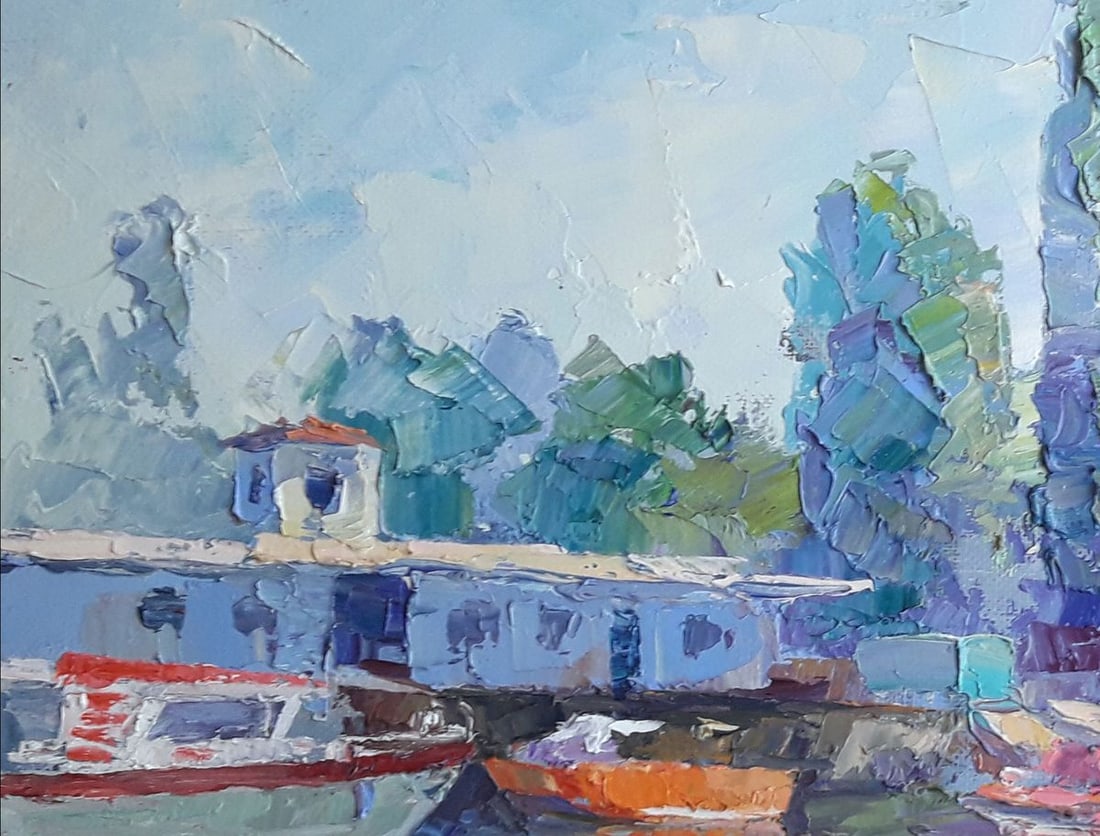 Oil painting Clean morning air Serdyuk Boris Petrovich - 2