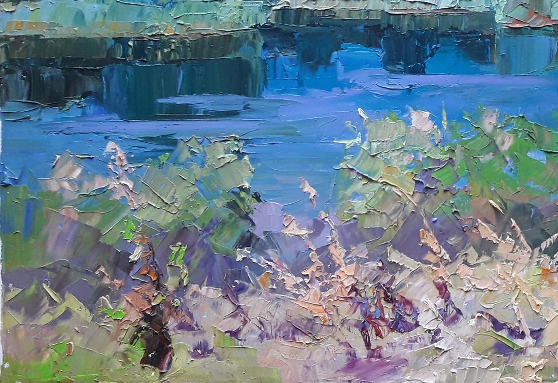 Oil painting Over the river Serdyuk Boris Petrovich - 4