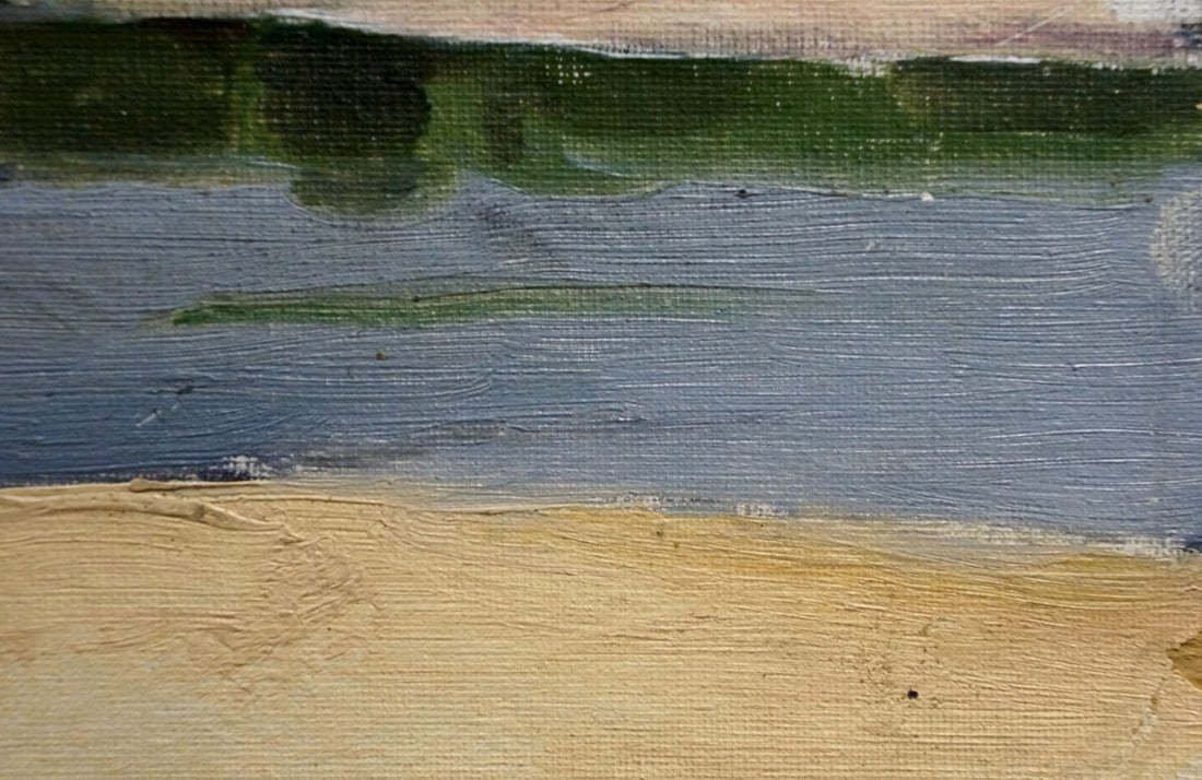 Oil painting On the shore Pyotr Alekseevich Alekseev - 5