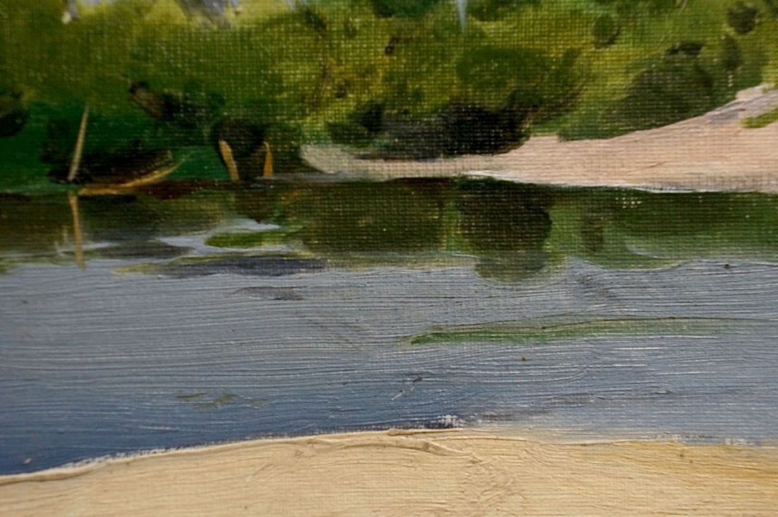 Oil painting On the shore Pyotr Alekseevich Alekseev - 6