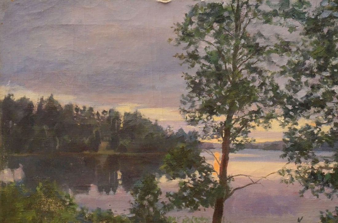 Oil painting Sunset Petrov Boris Stepanovich - 3