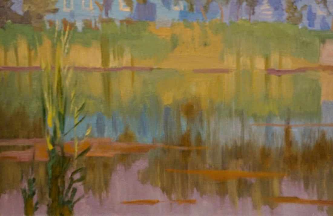 Oil painting By the river Chernikov Nikolay Vladimirovich - 2