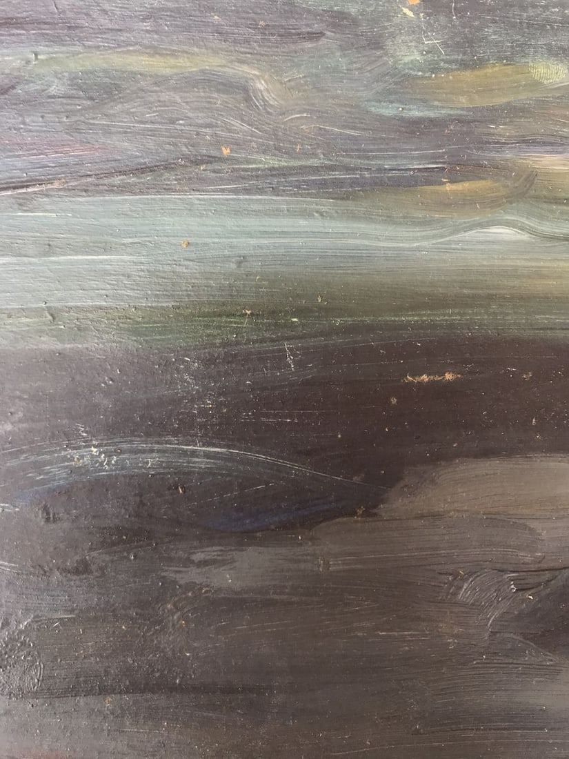 Oil painting Night landscape Unknown artist - 4