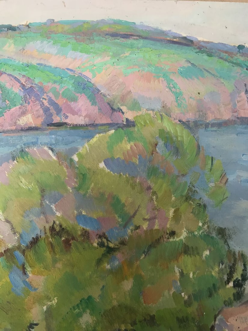 Oil painting Summer landscape Peter Tovpev - 4