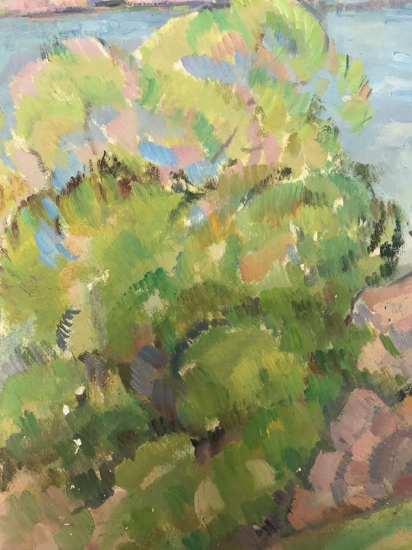 Oil painting Summer landscape Peter Tovpev - 5