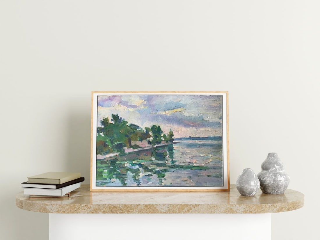 Oil painting Relaxation Peter Tovpev - 2