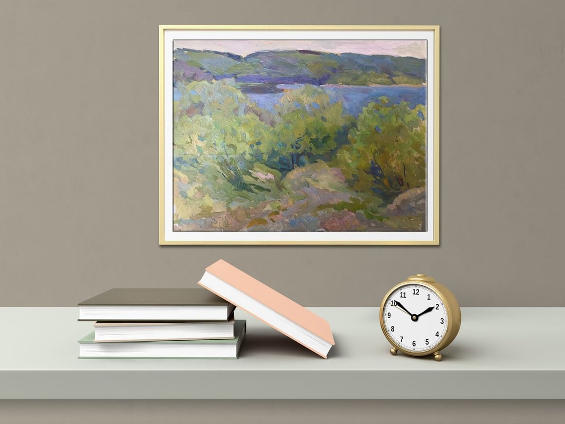 Oil painting Chernihiv forests Peter Tovpev - 3