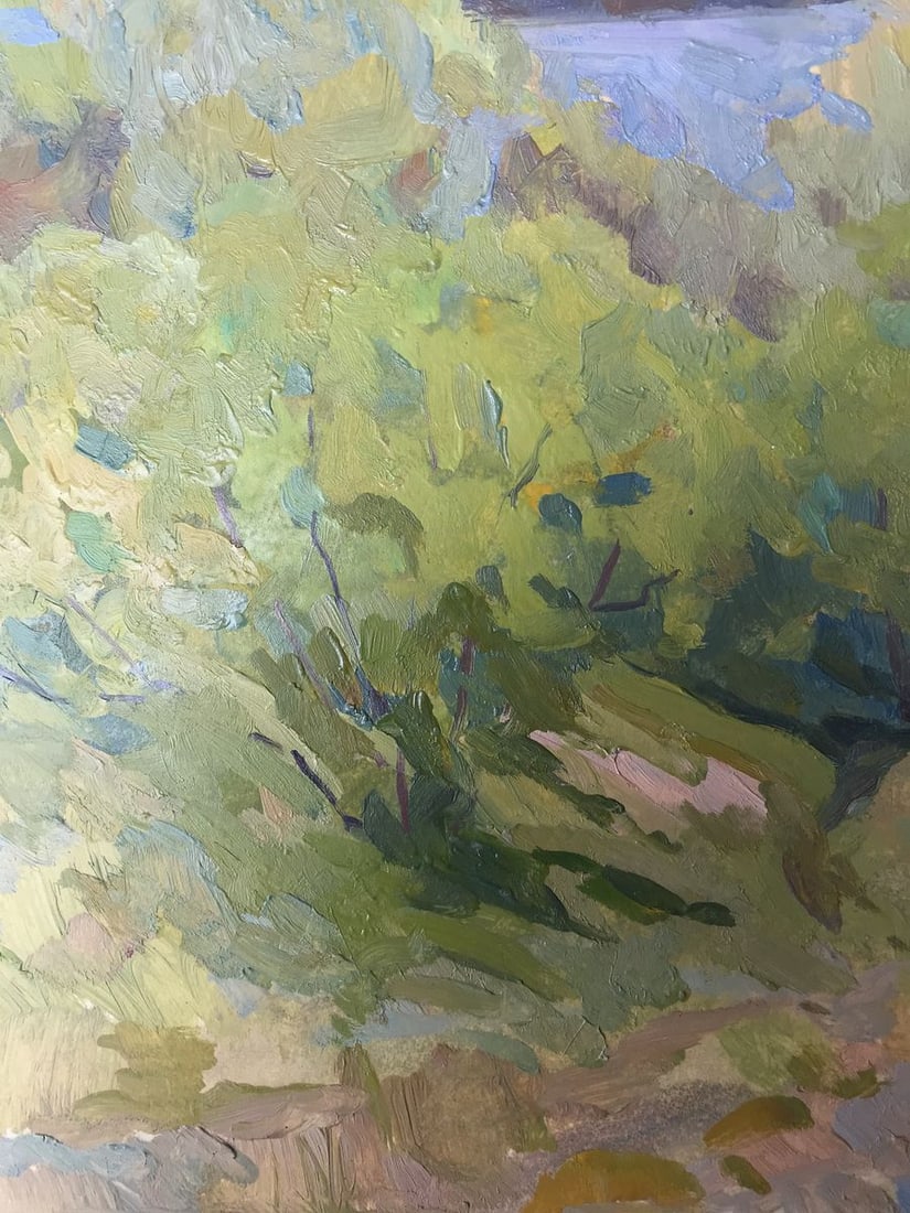 Oil painting Chernihiv forests Peter Tovpev - 5