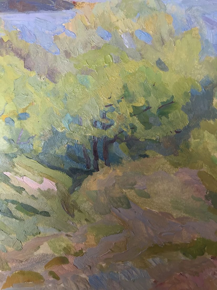 Oil painting Chernihiv forests Peter Tovpev - 7