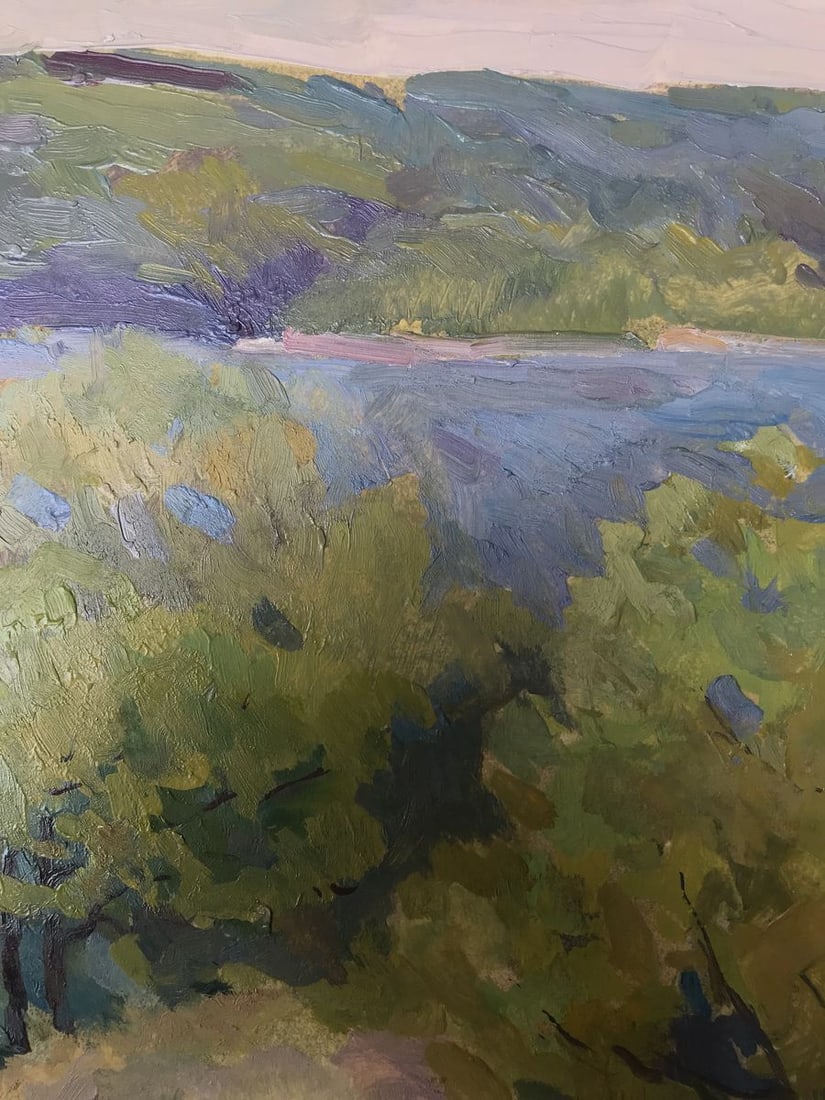 Oil painting Chernihiv forests Peter Tovpev - 8