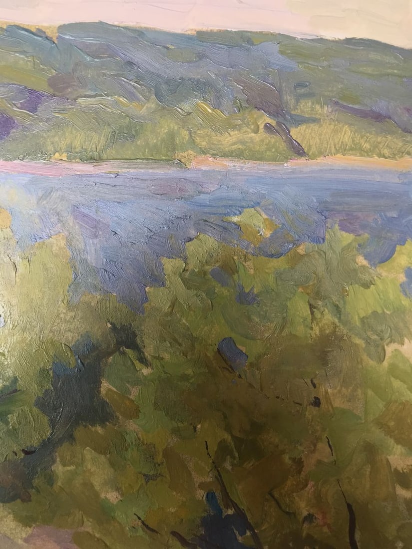 Oil painting Chernihiv forests Peter Tovpev - 9