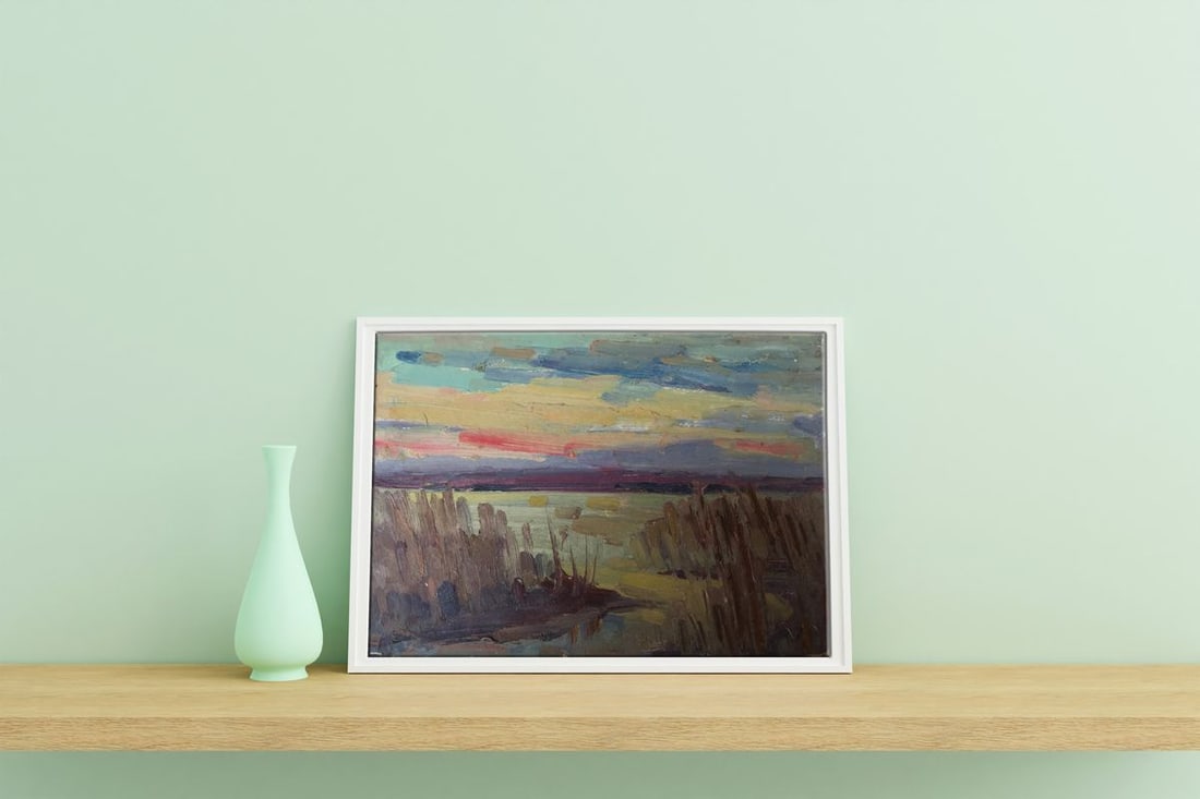 Oil painting Romantic evening Peter Tovpev - 2