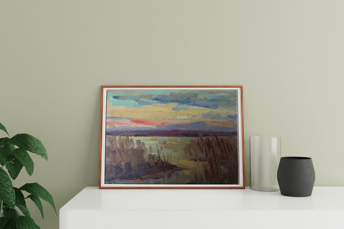 Oil painting Romantic evening Peter Tovpev - 3