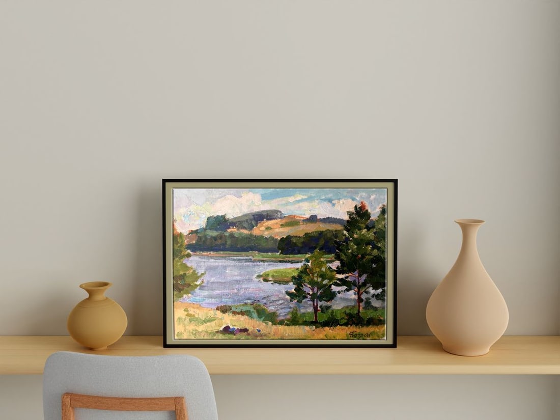 Oil painting Summer day Batrakov Vladimir Grigorievich - 3