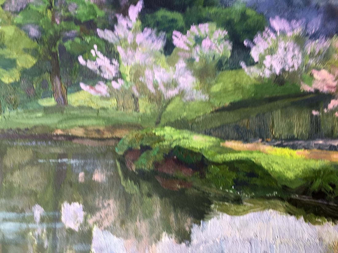 Oil painting Spring motif Batrakov Vladimir Grigorievich - 10