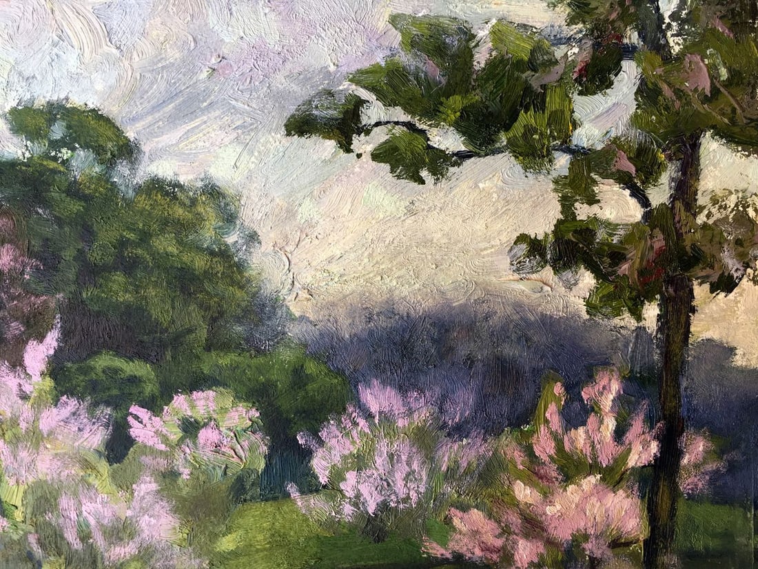 Oil painting Spring motif Batrakov Vladimir Grigorievich - 11