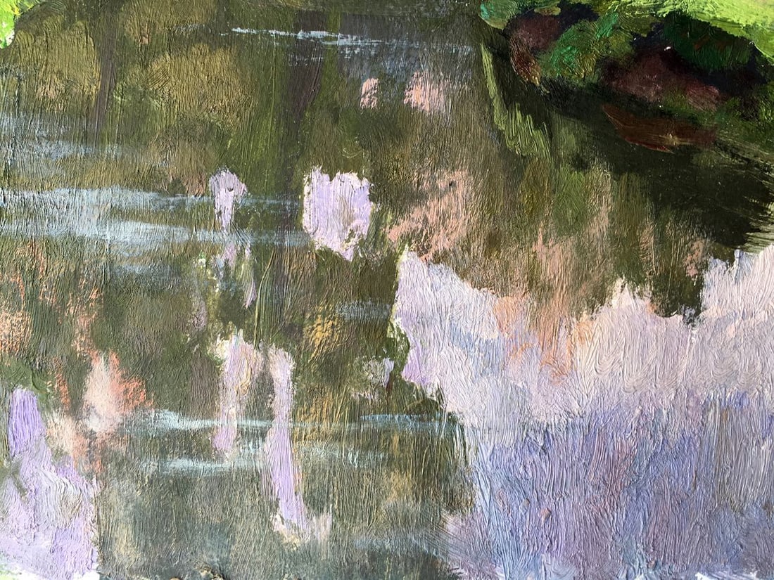 Oil painting Spring motif Batrakov Vladimir Grigorievich - 9