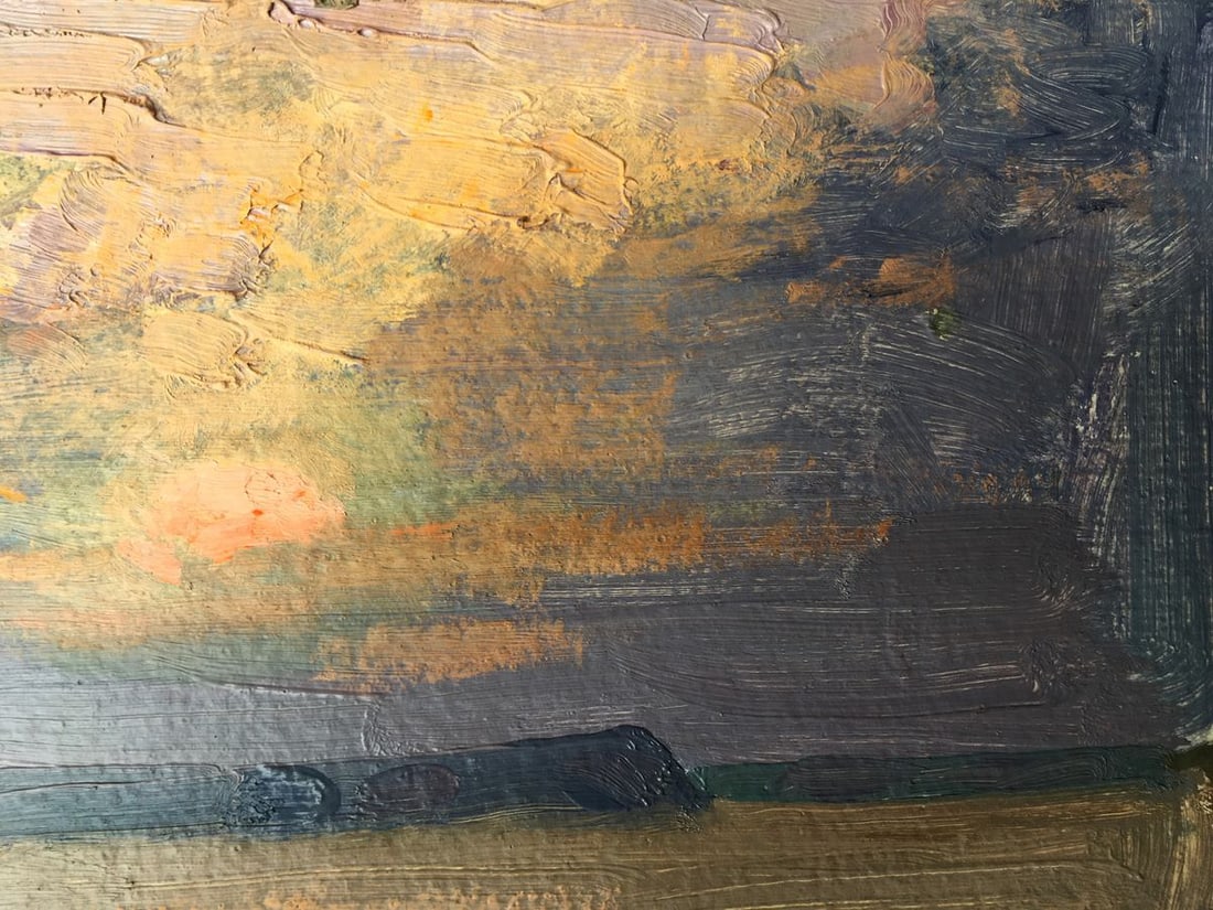 Oil painting Evening on Svityaz Batrakov Vladimir Grigorievich - 4