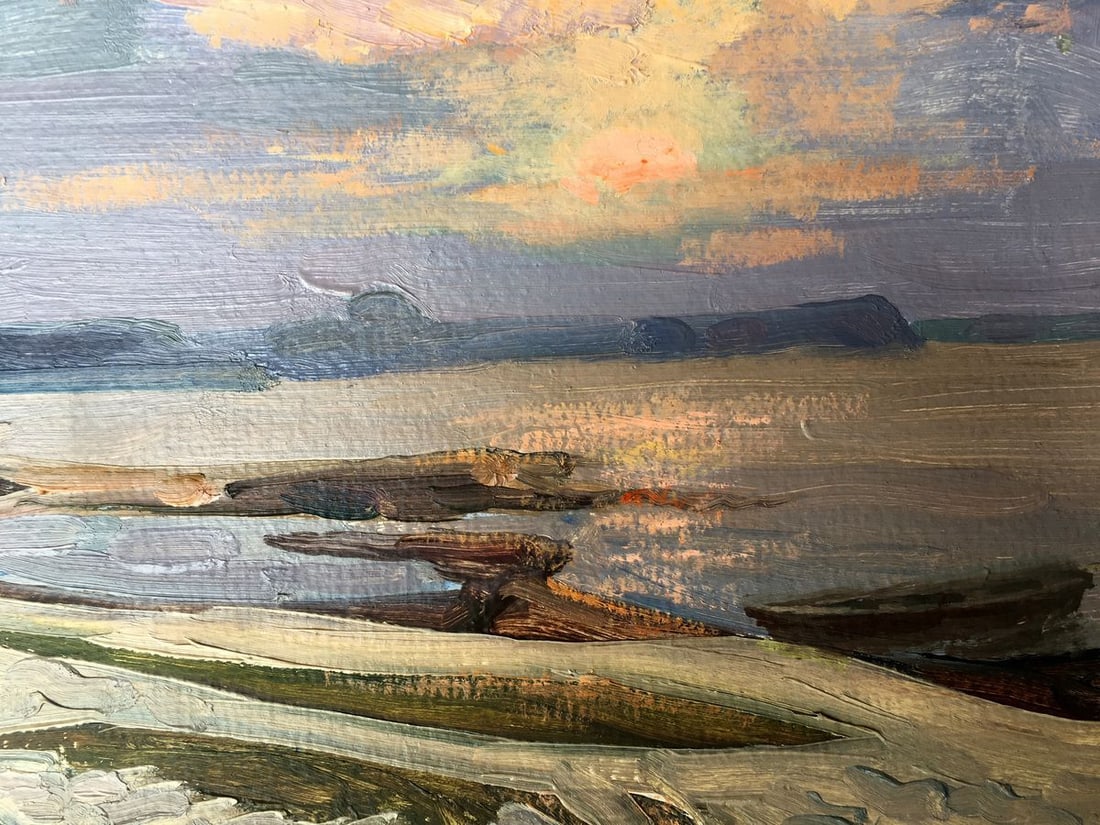 Oil painting Evening on Svityaz Batrakov Vladimir Grigorievich - 9