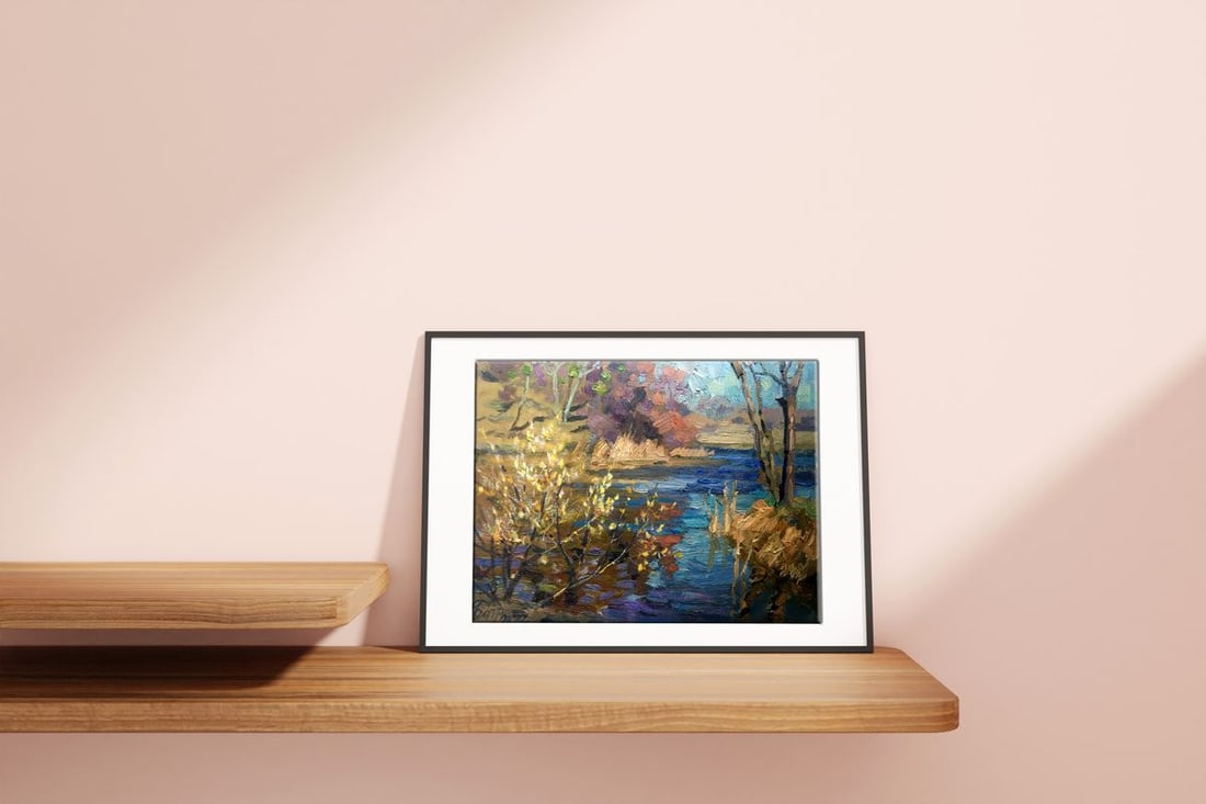 Oil painting March day Batrakov Vladimir Grigorievich - 2