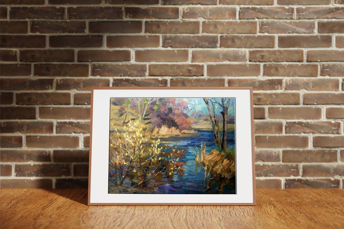 Oil painting March day Batrakov Vladimir Grigorievich - 3