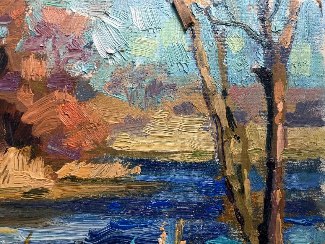 Oil painting March day Batrakov Vladimir Grigorievich - 6