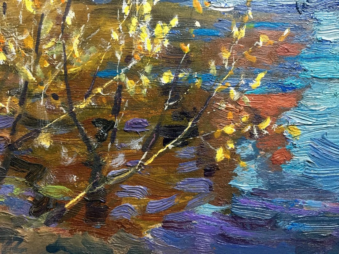 Oil painting March day Batrakov Vladimir Grigorievich - 8